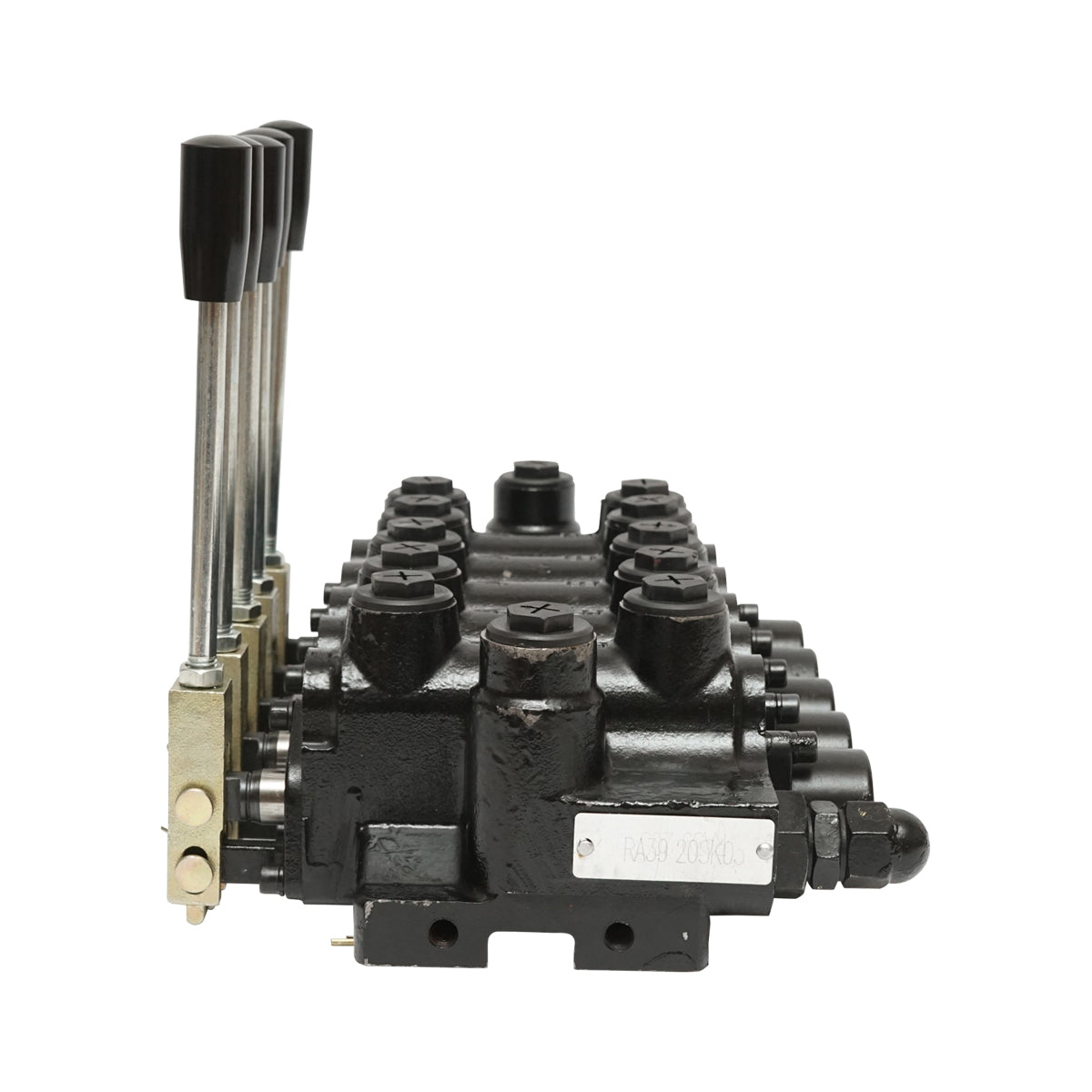 Hydraulic distributor with 5 ways with levers