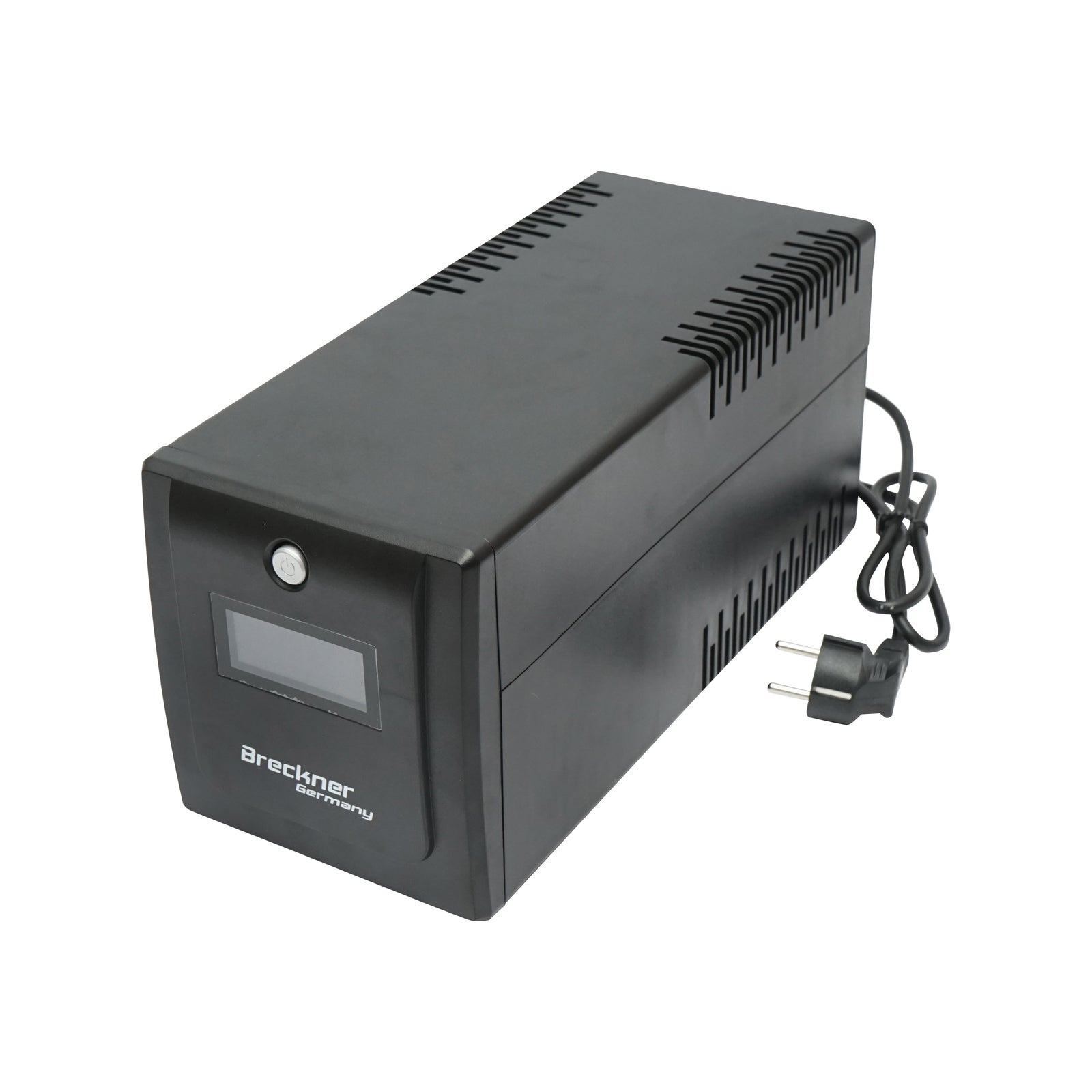 UPS 1000VA/600W with 2x7.5Ah batteries and 4 schuko sockets, LCD, USB Breckner Germany