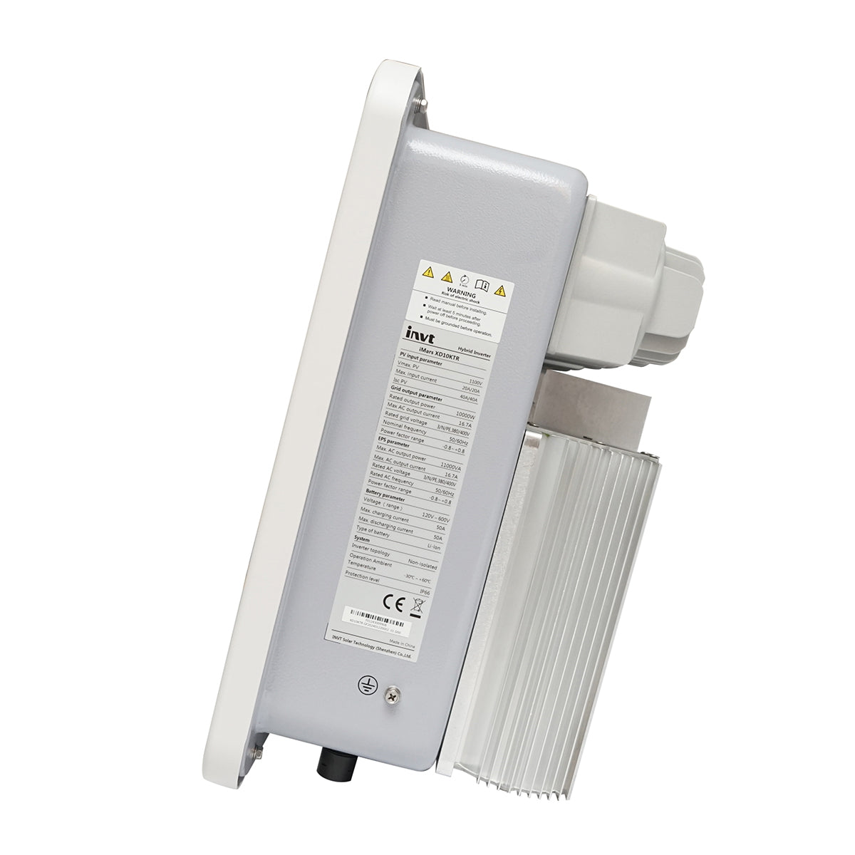 Hybrid inverter 10KW INVT XD10KTR three-phase 380V for photovoltaic system 2xMPPT, wi-fi logger and smart meter included ON/OFF-GRID