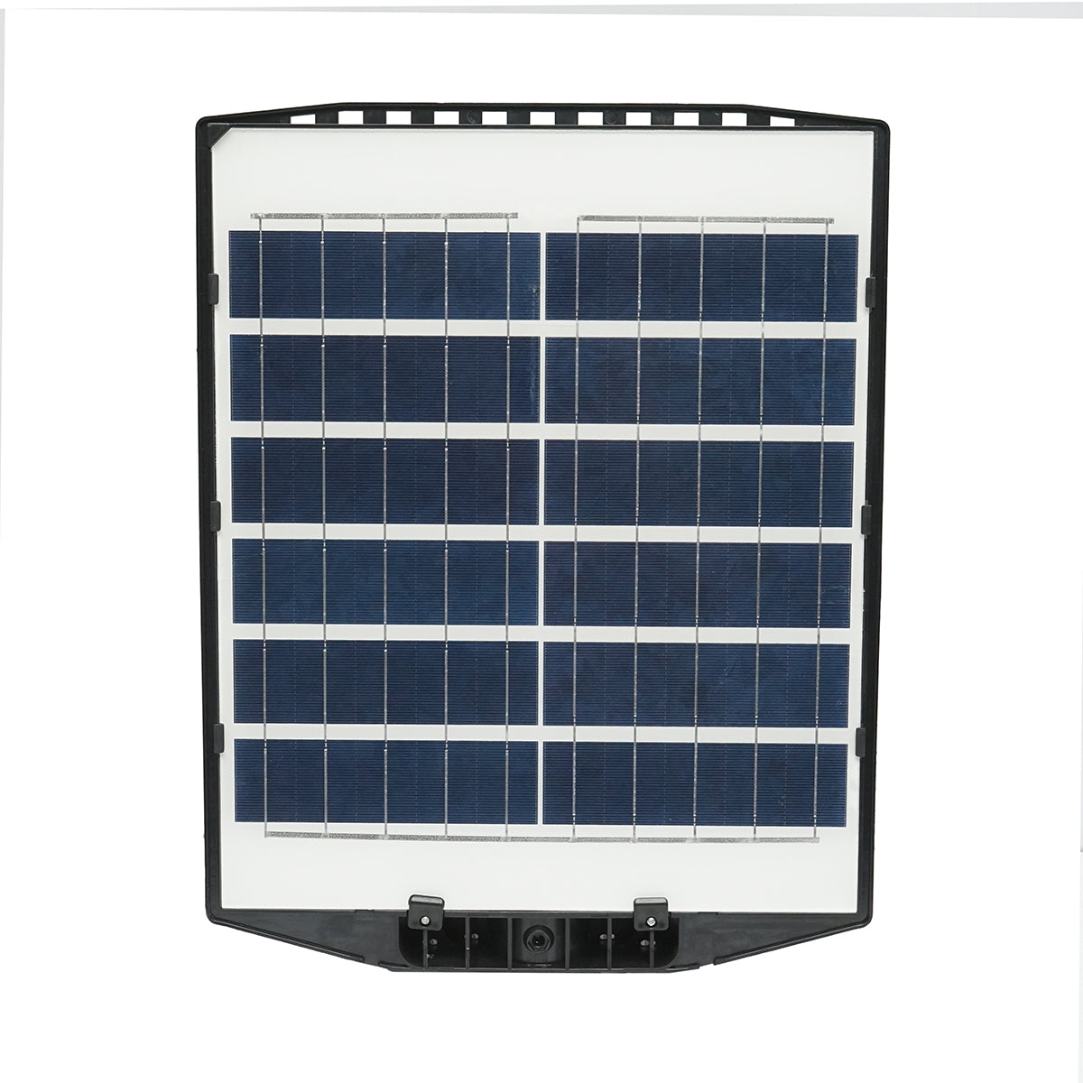 200W 6500K LED solar street lamp with 15W solar panel, 15000mAh battery, remote control, pole mount IP65 Breckner Germany
