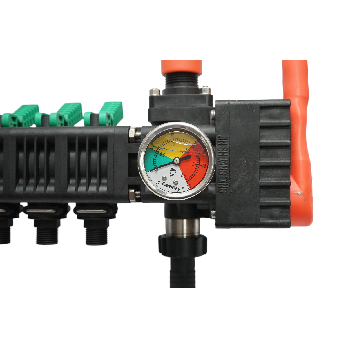 Herbicide distributor with 4 horse power, glycerin manometer 25 bar