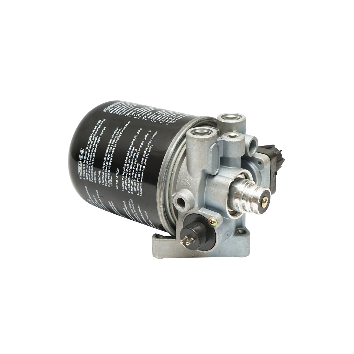 Air dryer with filter for compressor system OEM code 4324101020, 4324100202, 1487434901, LFP8654, T250W, AI12, TB1374X Breckner Germany