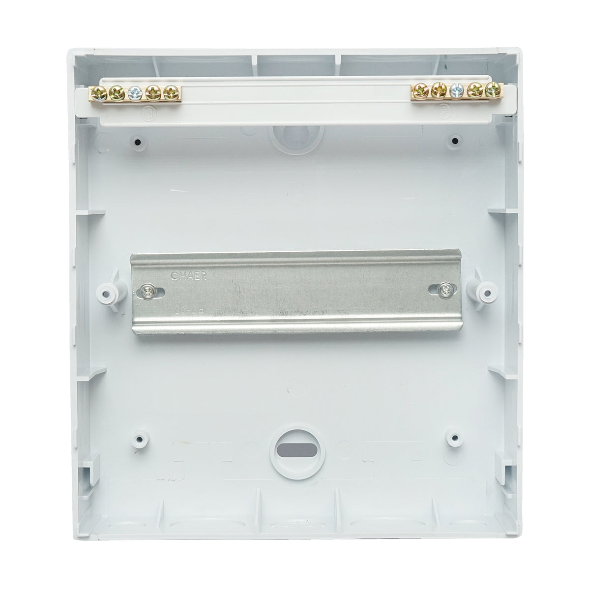 Single row fuse board, 8 module 200x185x95mm IP40