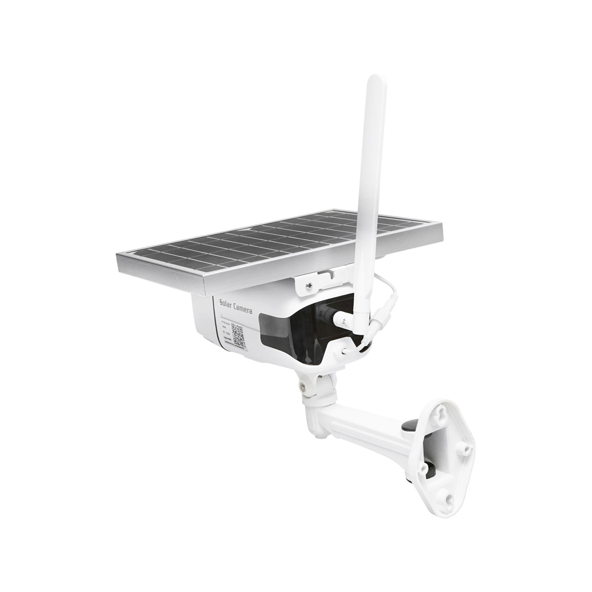 4G surveillance camera with solar panel designed for areas without electricity (farms, cabins, fishing spots)