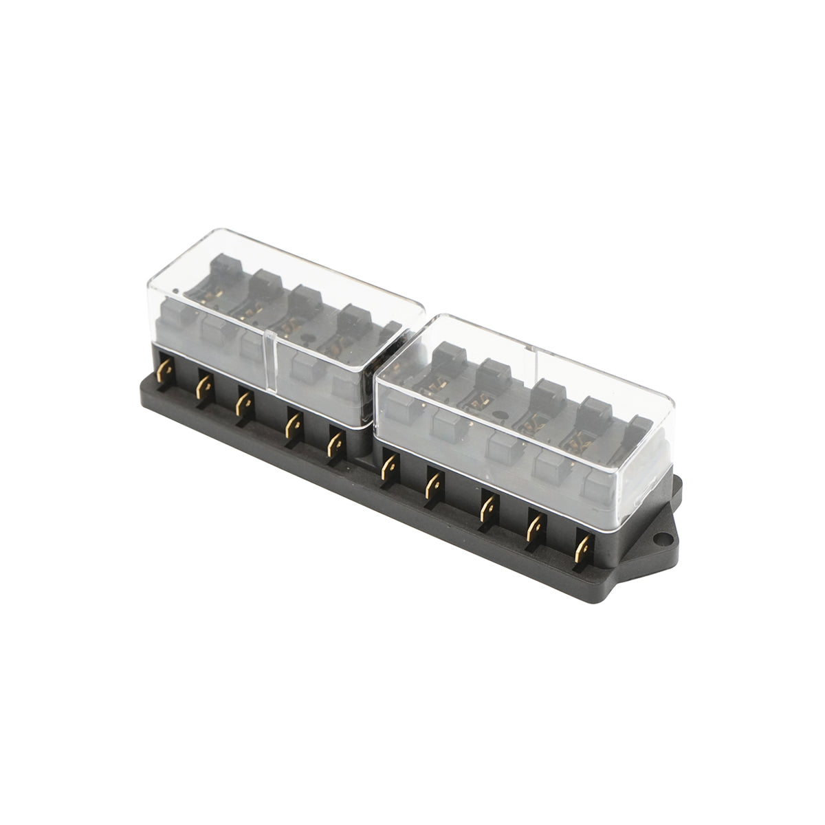 Flat fuse box with 10 slots Breckner Germany