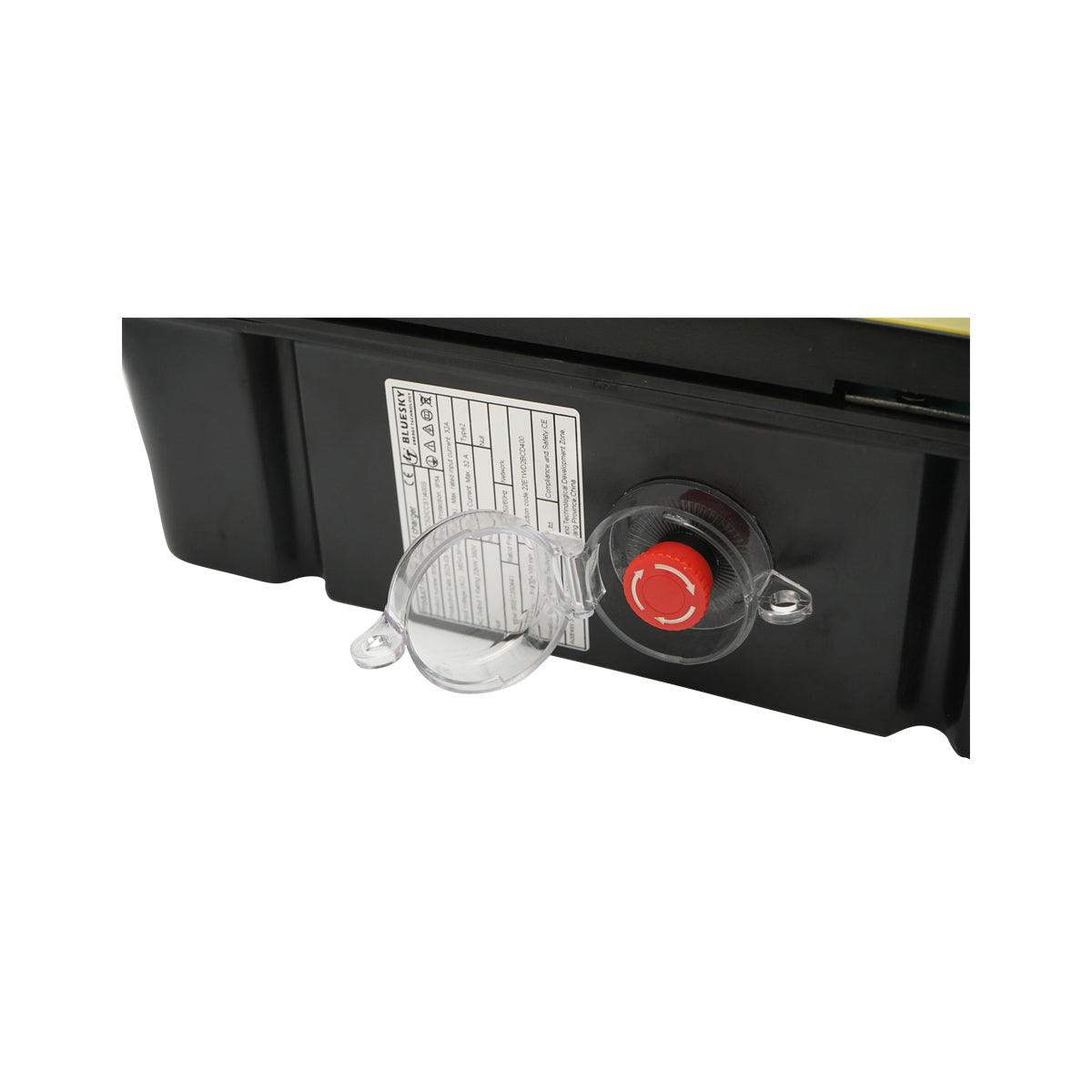 380V charging station, 5M, Type 2, wall-mounted AC 22KW with charging connector