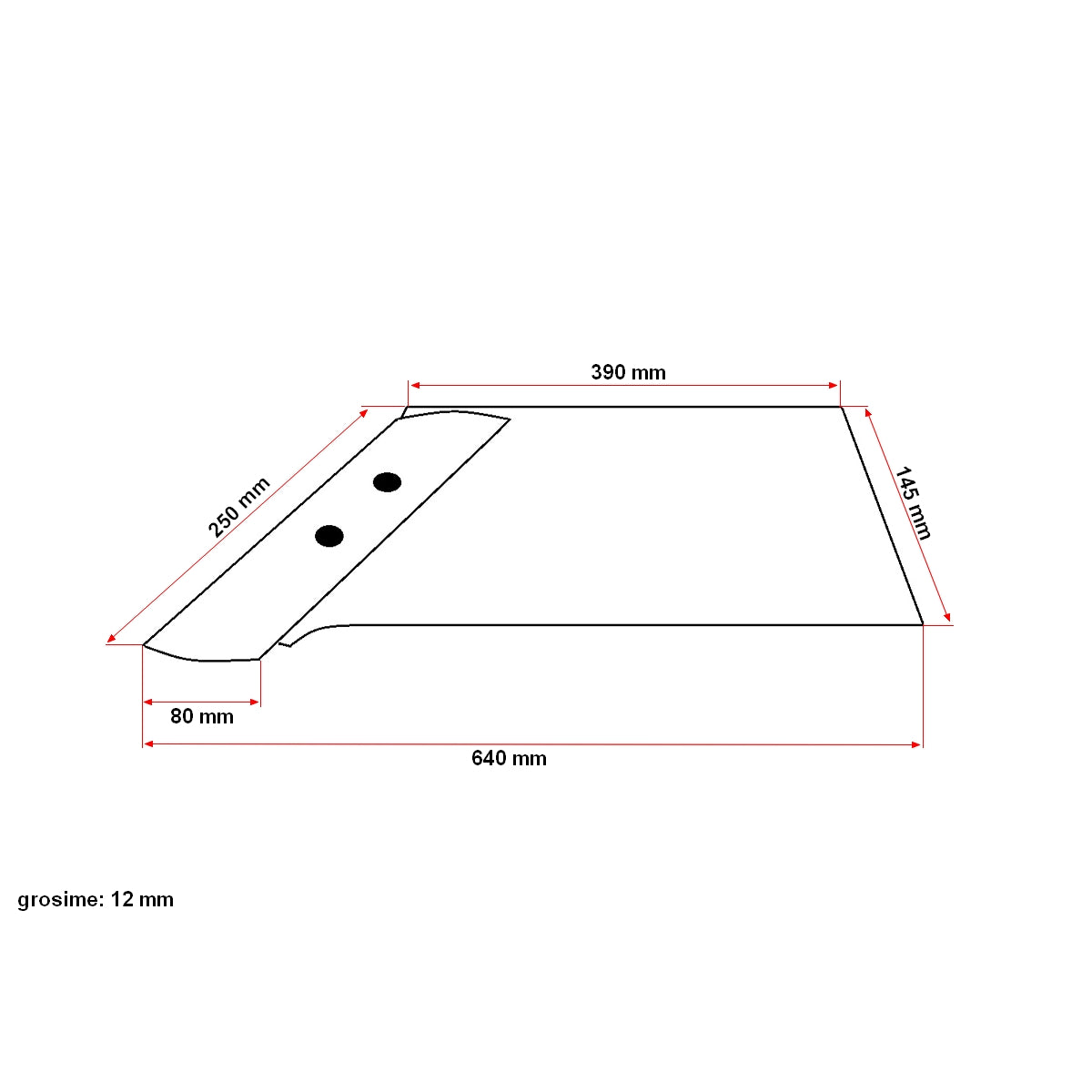 Blind left furrow plow type Vogel Noot WSM40 PK701401M