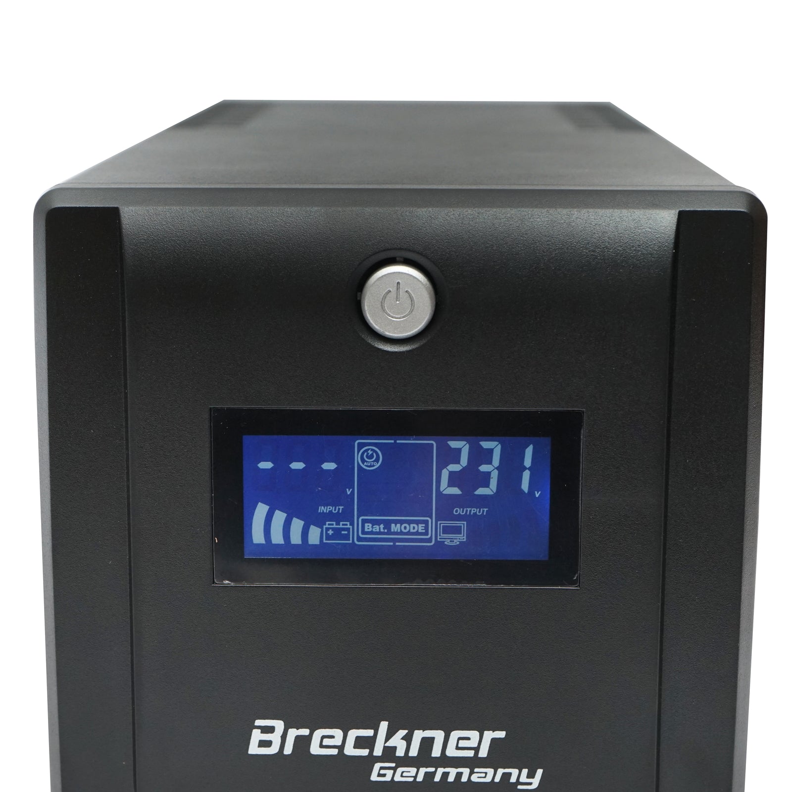 UPS 1000VA/600W with 2x7Ah batteries and 4 schuko sockets, LCD, USB, AVR Breckner Germany