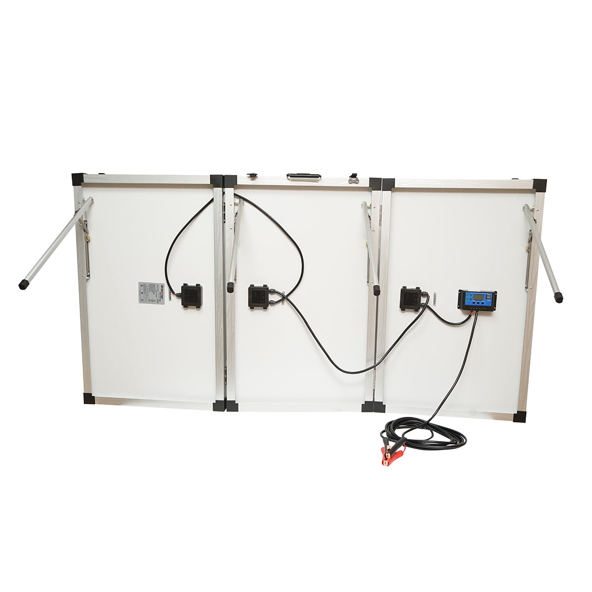 240W portable solar panel photovoltaic monocrystalline suitcase type with voltage regulator 12/24V 20Ah 2 USB ports Breckner Germany