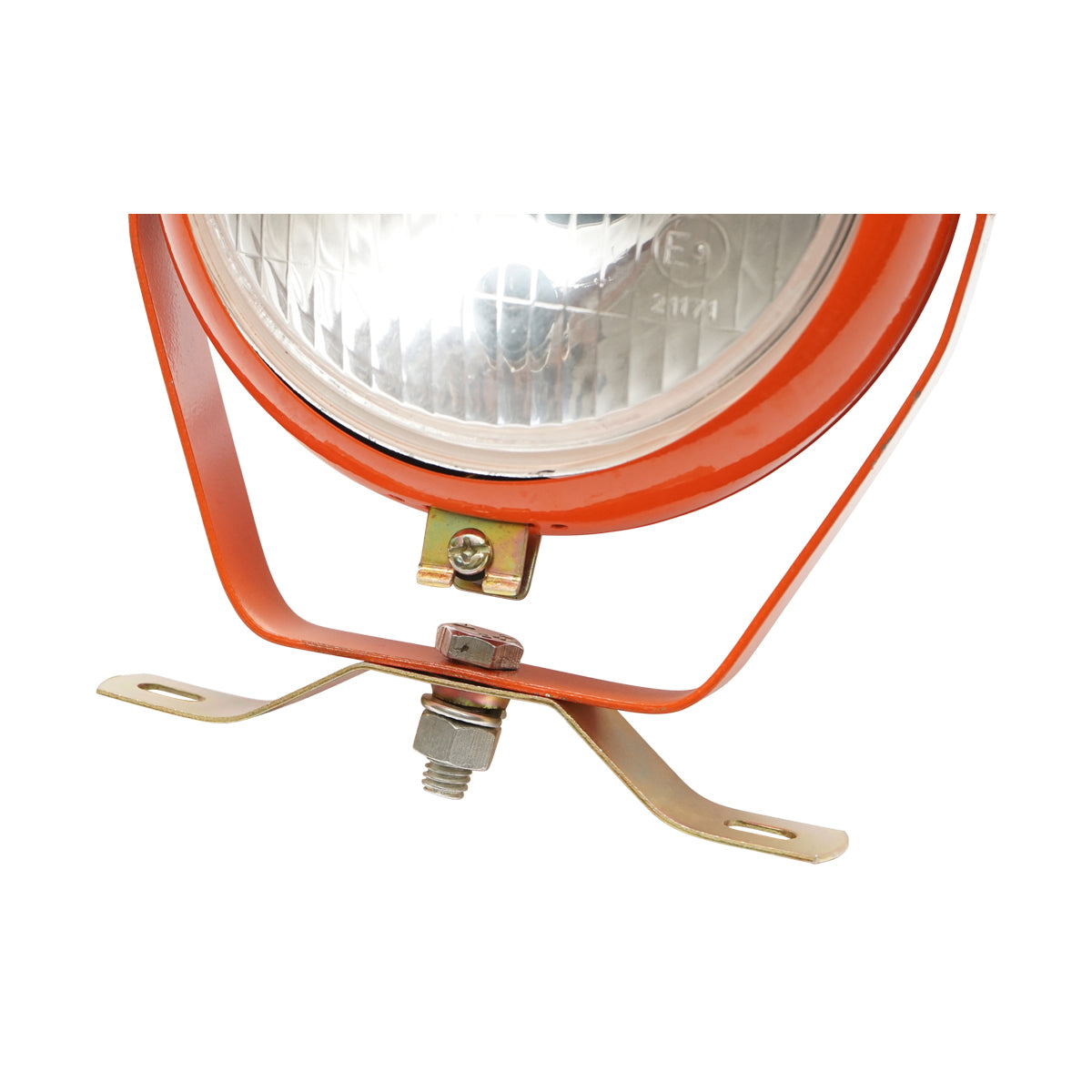 Adjustable orange work lamp, projector with switch for tractor or agricultural machinery 12V Breckner Germany