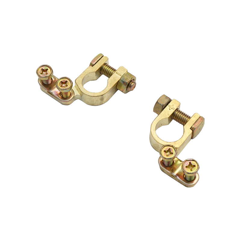 Breckner Germany copper battery terminals set