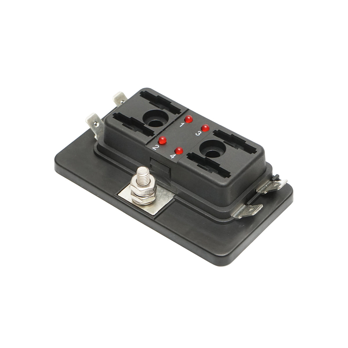 Flat fuse box with 4 slots Breckner Germany