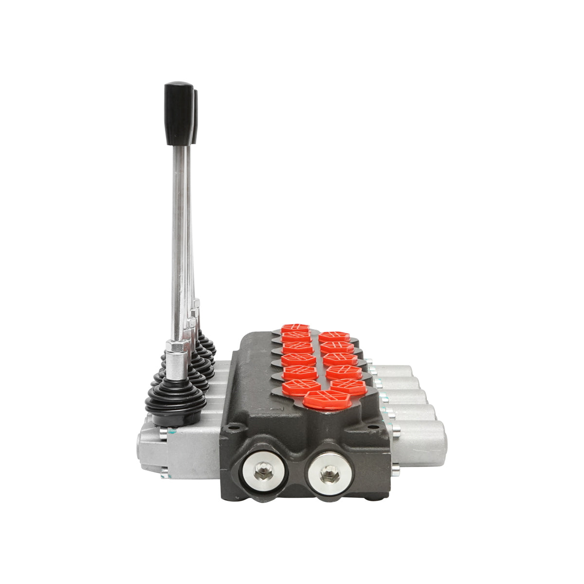 Hydraulic distributor with 5 levers safety valve SD11 flow 80L/min lever and reduction -15 /+80 Breckner Germany