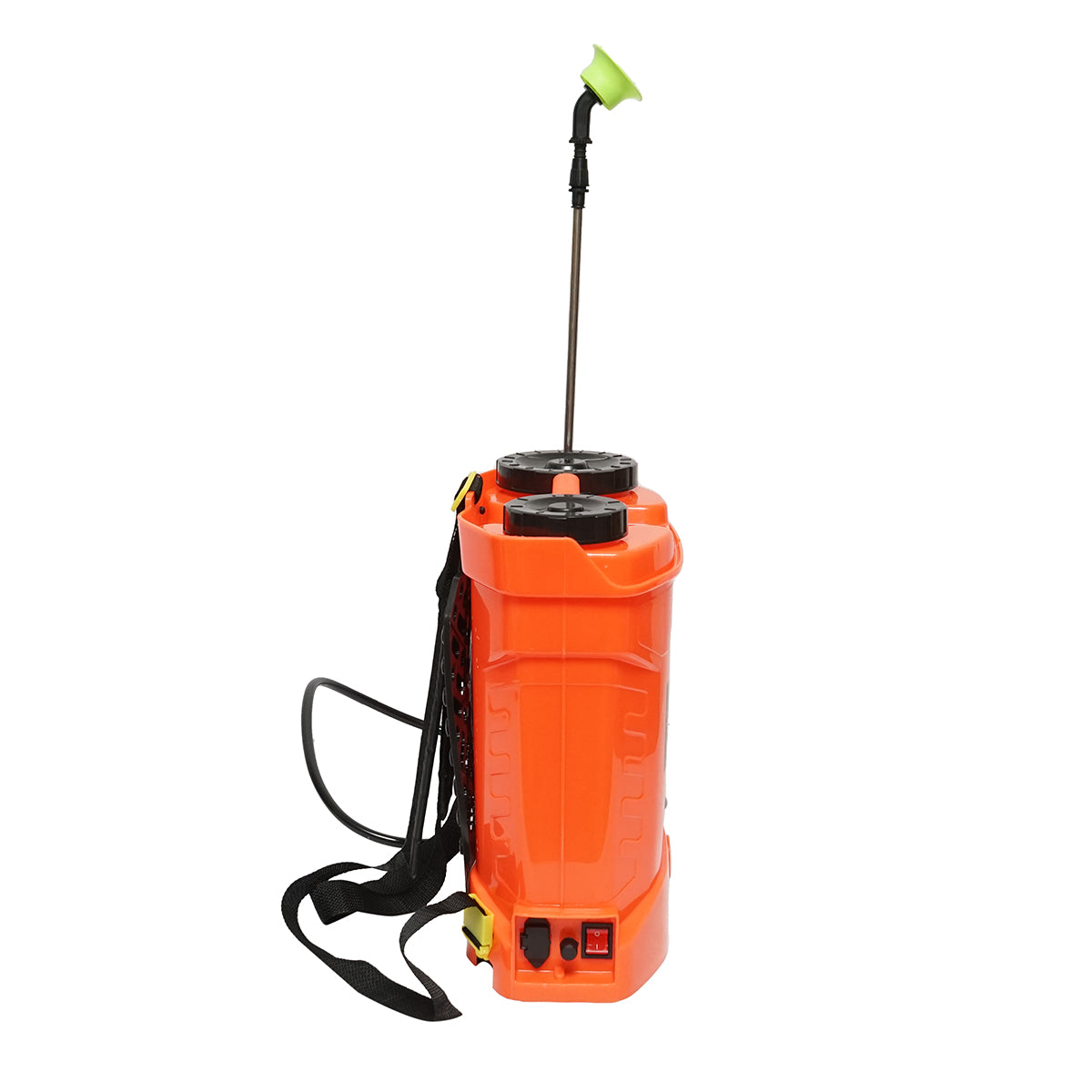 Electric spraying pump, vermorel with 12L tank, 12V battery, 4 interchangeable THOR nozzles.