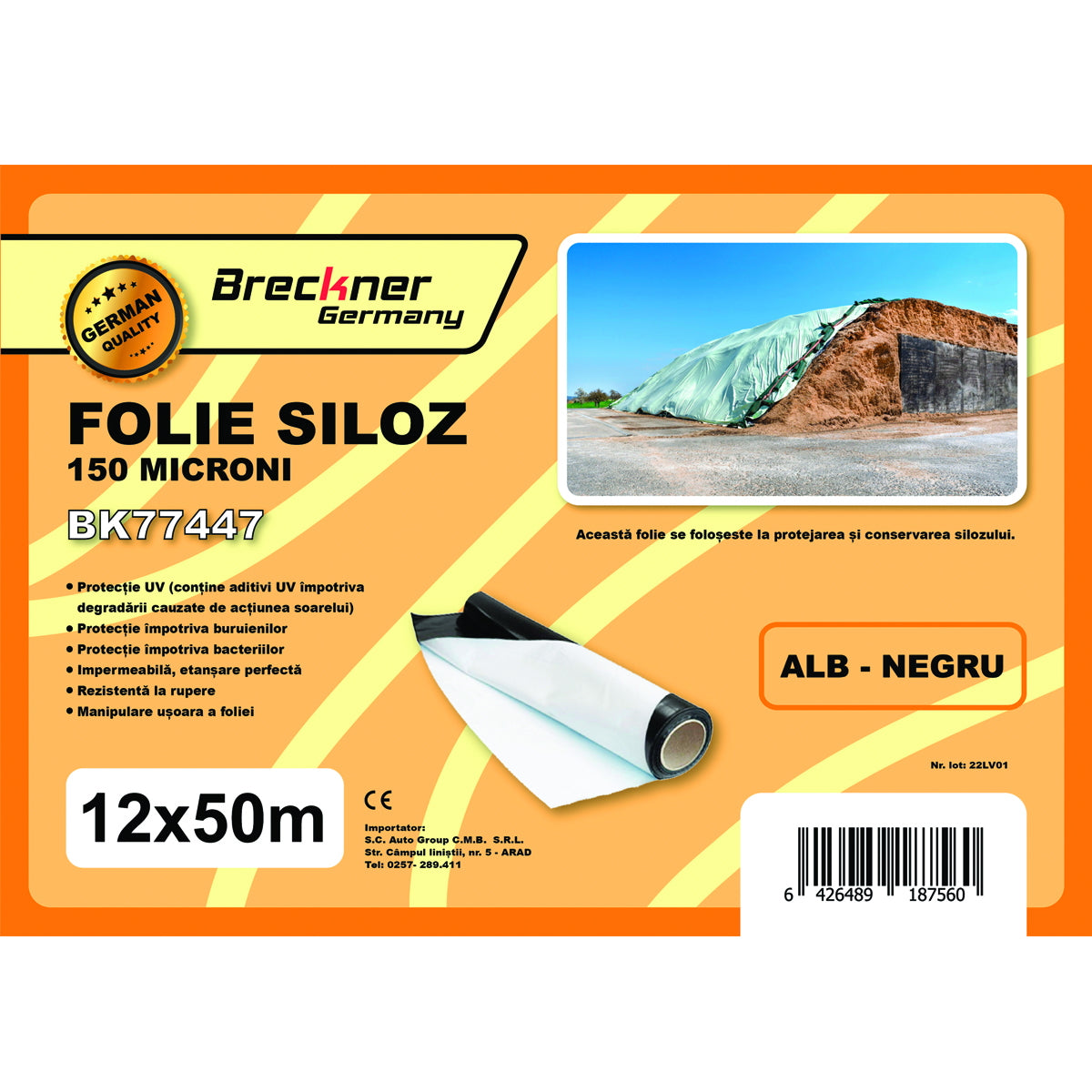 Silo film 12x50 m 150 microns Breckner Germany