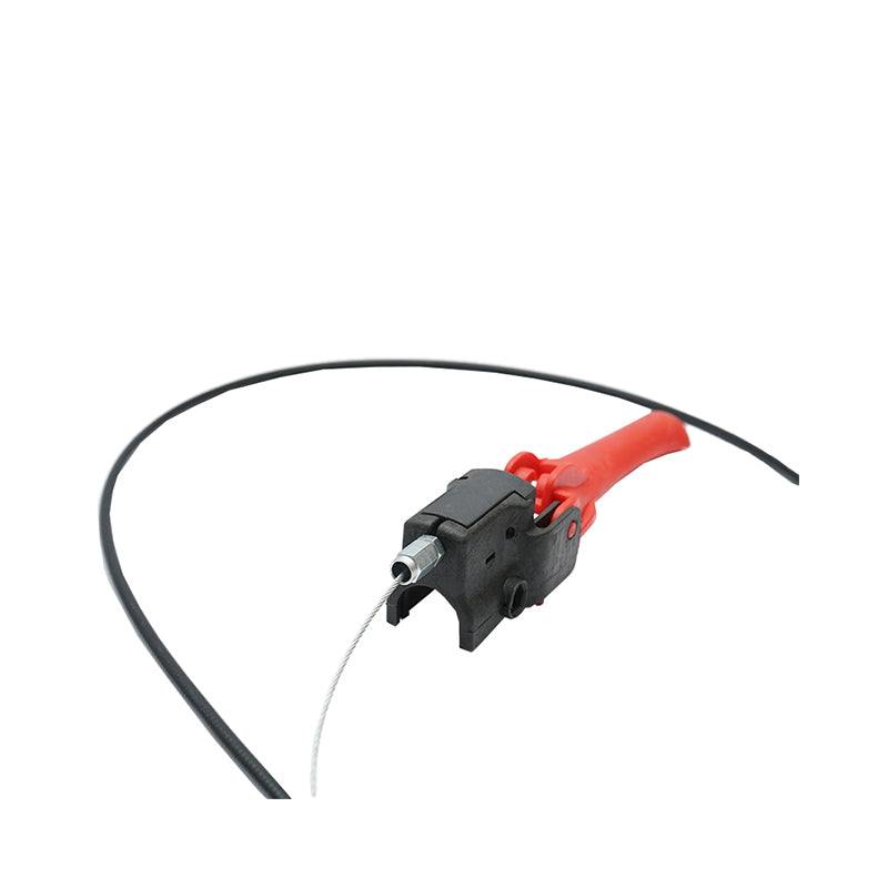 Control cable for mower blades with lever for Breckner Germany brushcutter