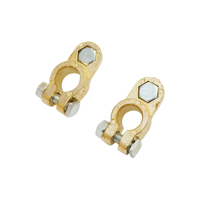 Copper battery terminals Cu+++ HD with screw Heavy Duty Breckner Germany