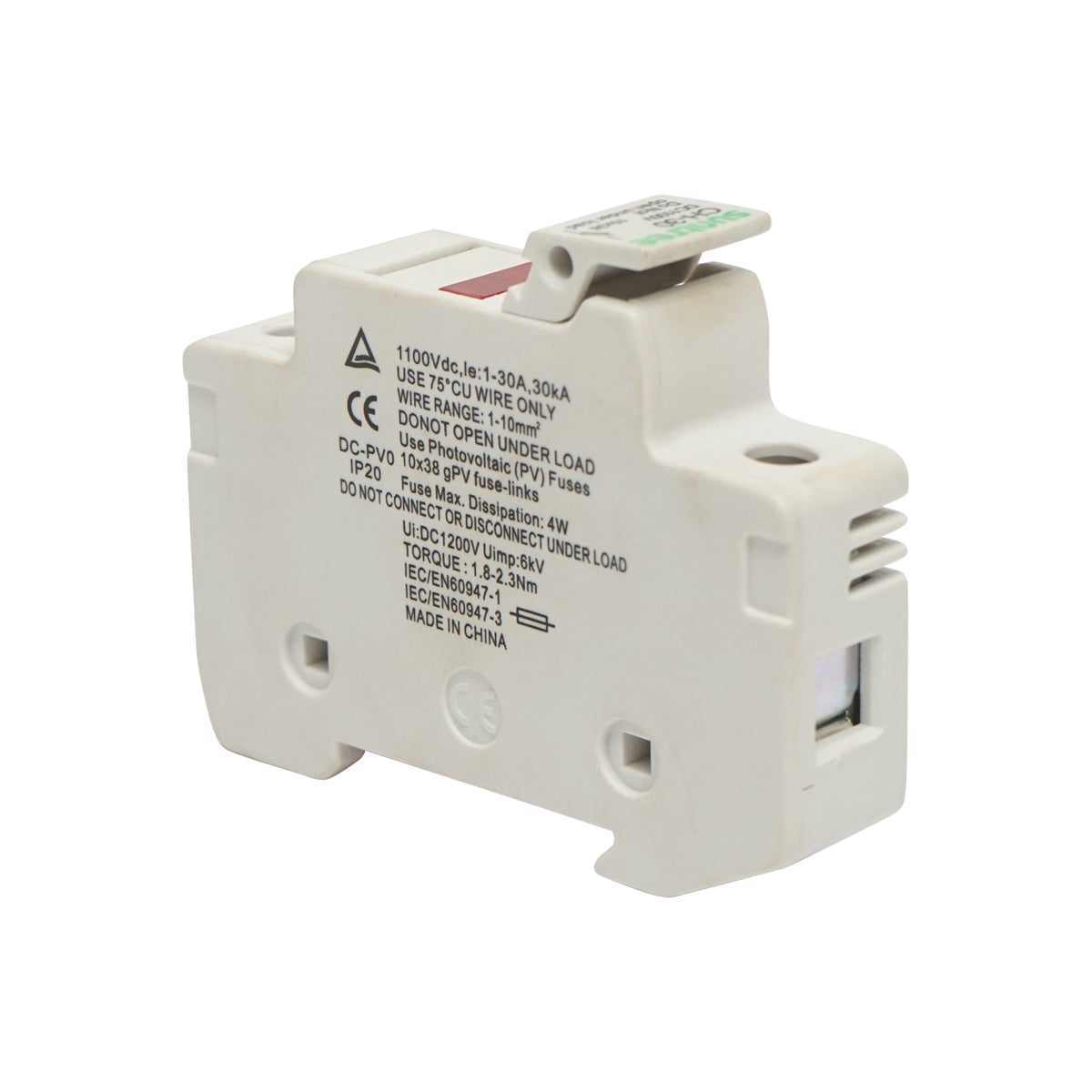 Base, fusible separator gPV for photovoltaic systems 1P, 1100V Suntree