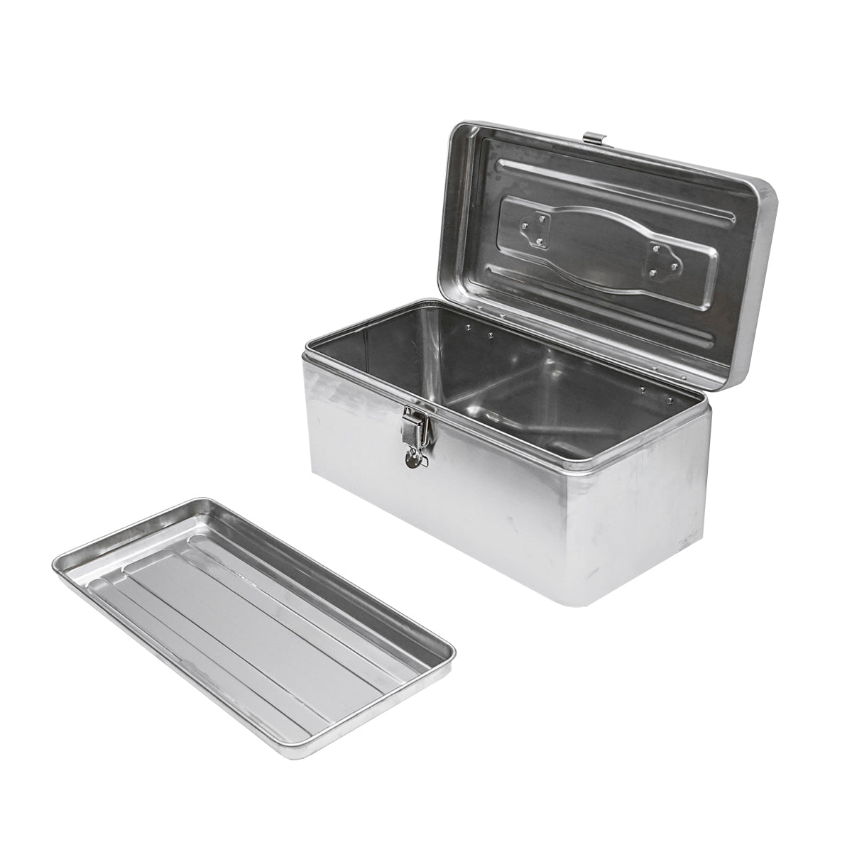 Stainless steel tool box 405x200x175mm Breckner Germany