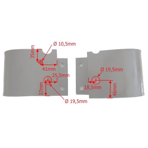 Set bow leaf hydraulic mechanism left/right for Fendt OEM code 258861030049