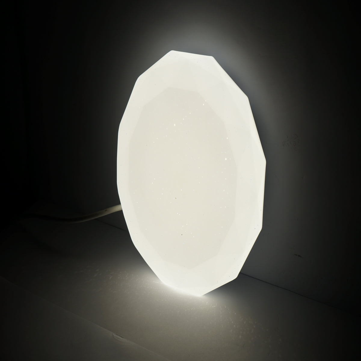 LED ceiling light 18W, 220V, IP44, 4000K, 300mm neutral light (interior/exterior lighting fixture moisture resistant) Breckner Germany