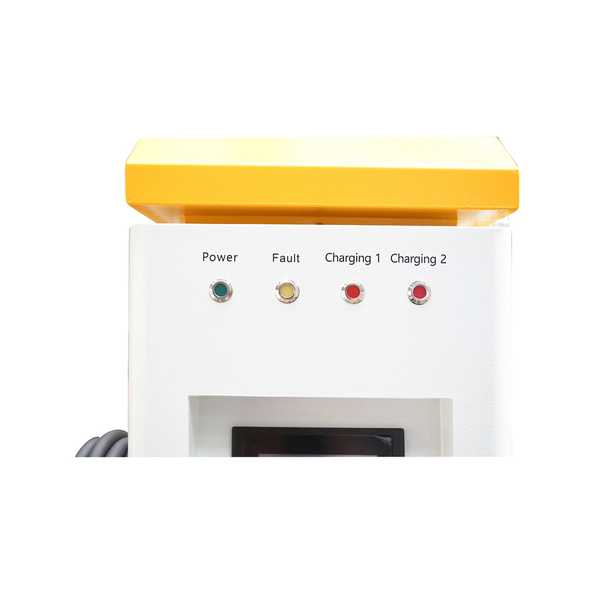 380V charging station, Type 2, 5M, AC 43 KW (2x22KW) with 2 charging connectors