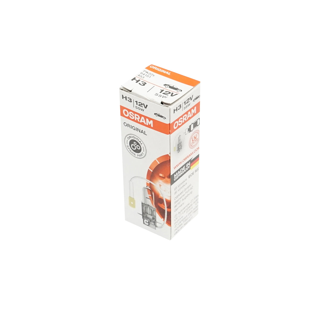 Halogen bulb H3 12V/55W PK22S Osram