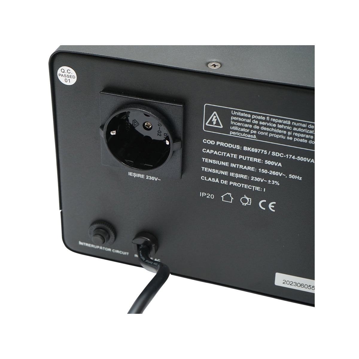 Automatic voltage stabilizer 500VA single-phase with servo motor Breckner Germany