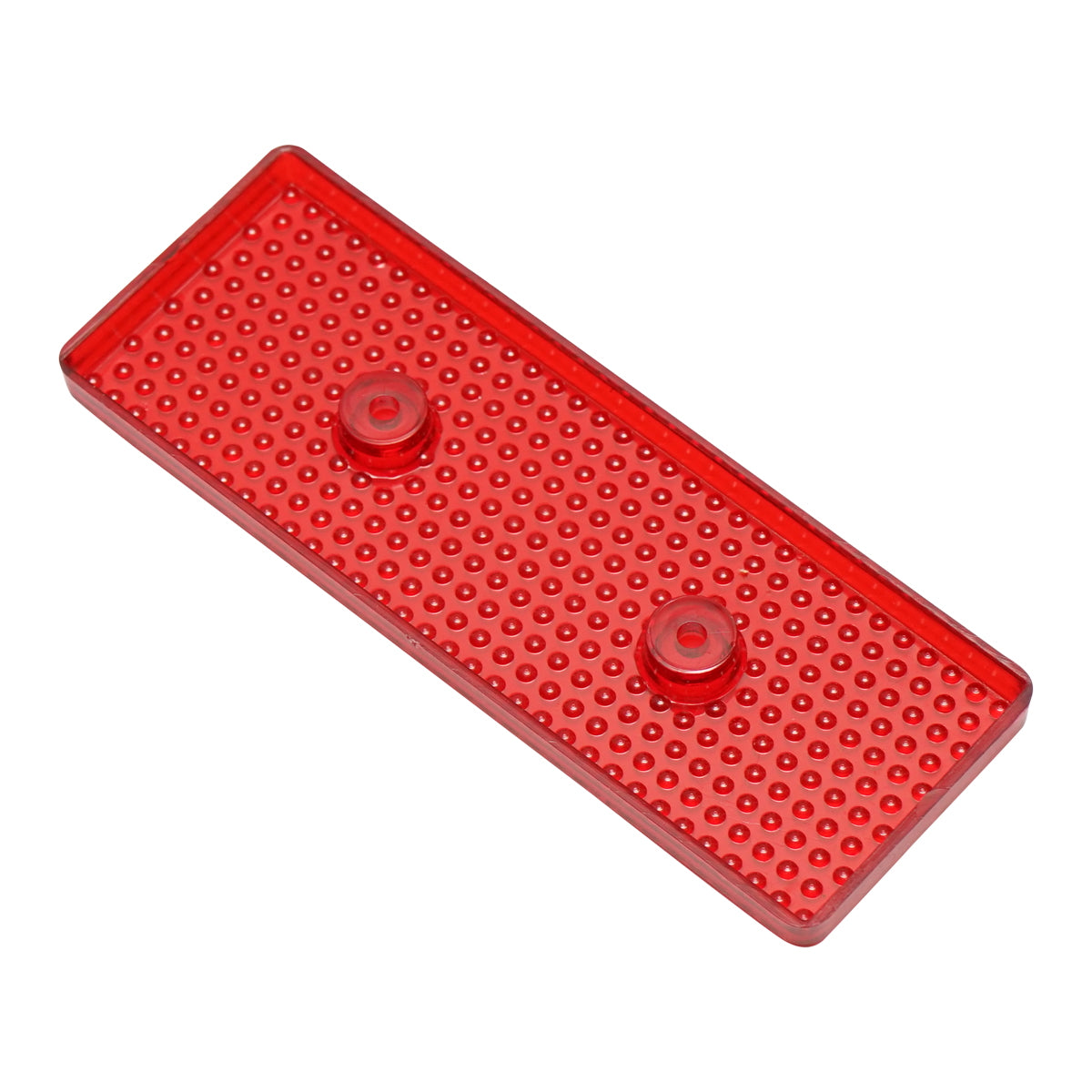 Red reflective catadioptric 43x119mm