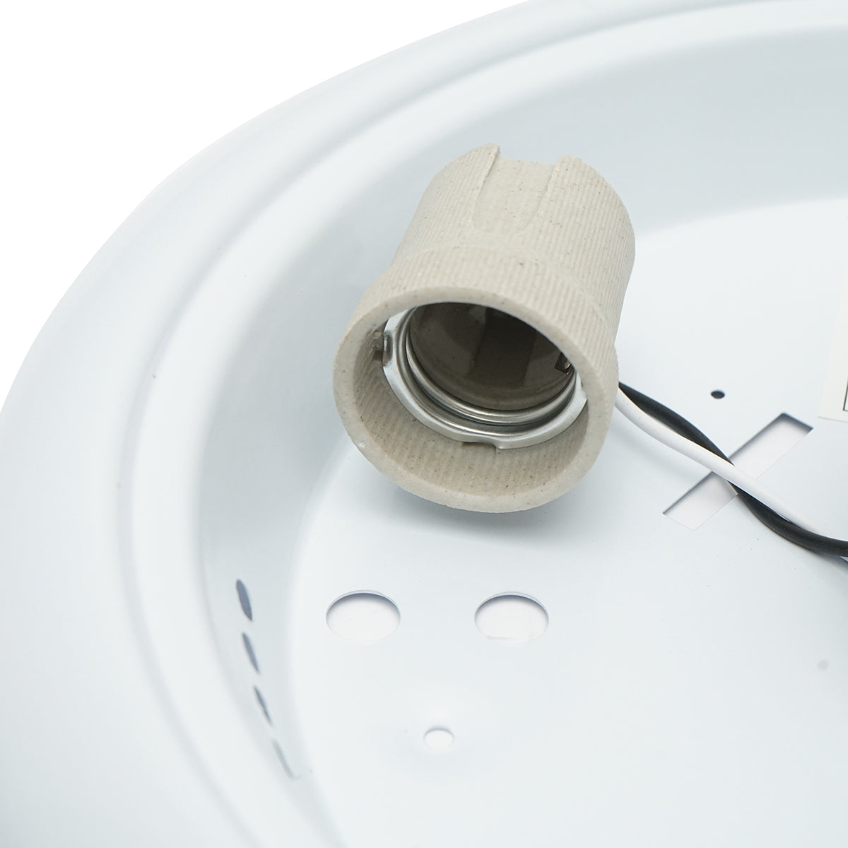 LED ceiling light with twilight sensor 220V, E27 2x40W, 360 degrees, 300x105mm Breckner Germany