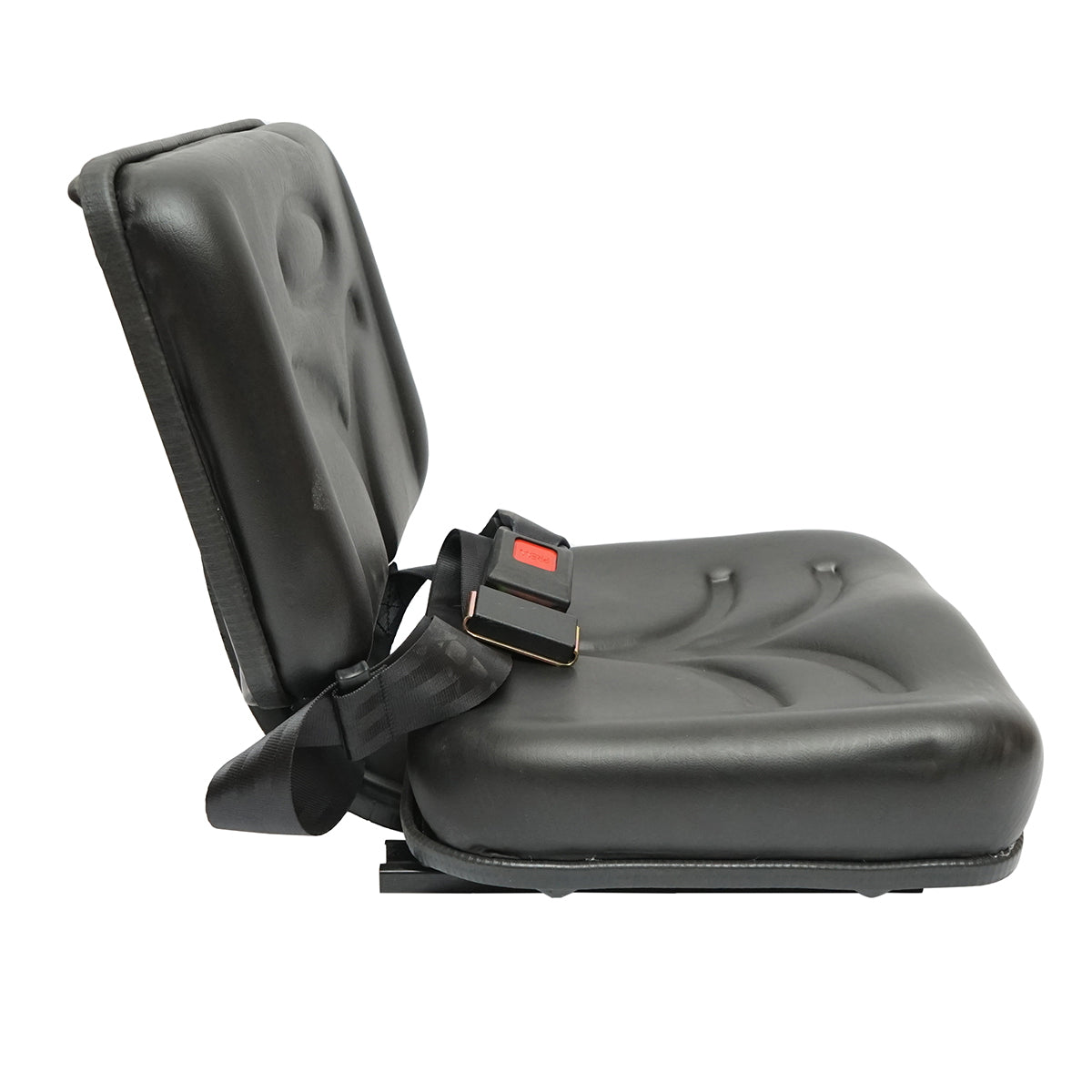 Universal seat with belt for agricultural or industrial machines, forklift