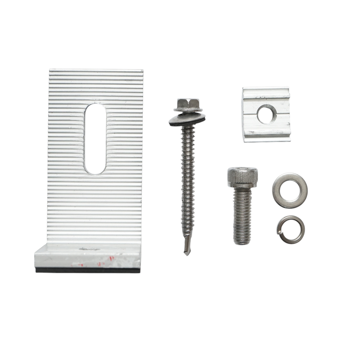 Roof clamp with EPDM gasket for photovoltaic solar panel system B Breckner Germany