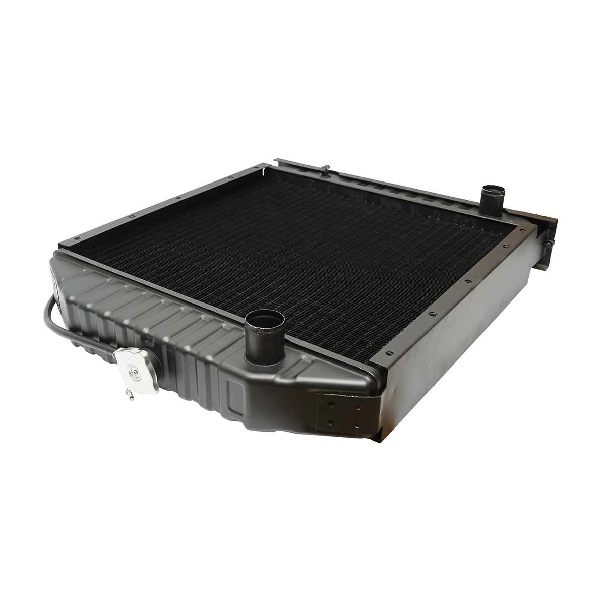 Water cooling radiator with 3 rows of cells for Fiat series 55, 90, A, CS OEM code 5143883, 5143884, 5167365, 4997175, 4997298, 5104143, 150-40 Breckner Germany