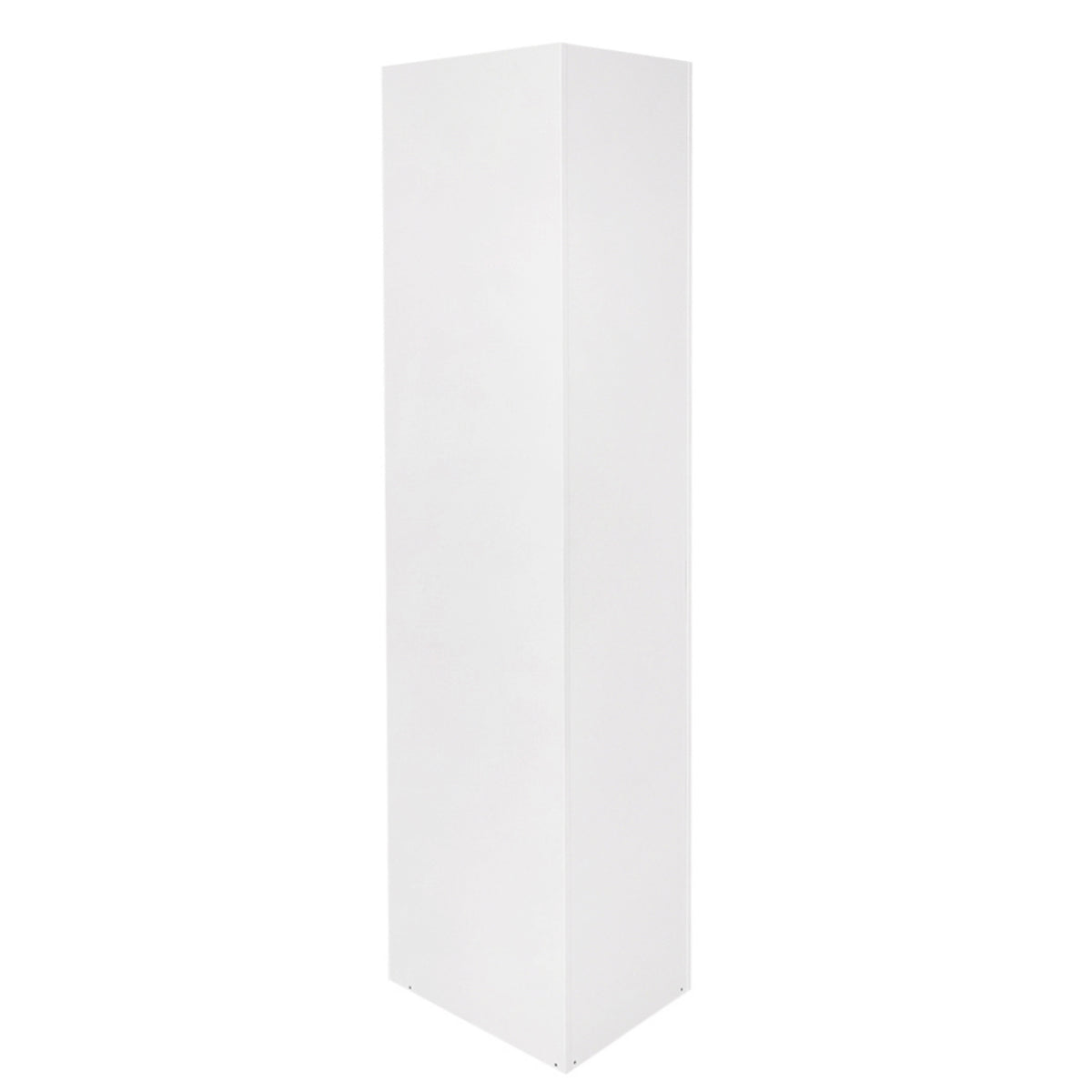 Double metal locker cupboard 1800x450x380mm with secure door, 2 shelves, bar, mirror and ventilation, gray Breckner Germany