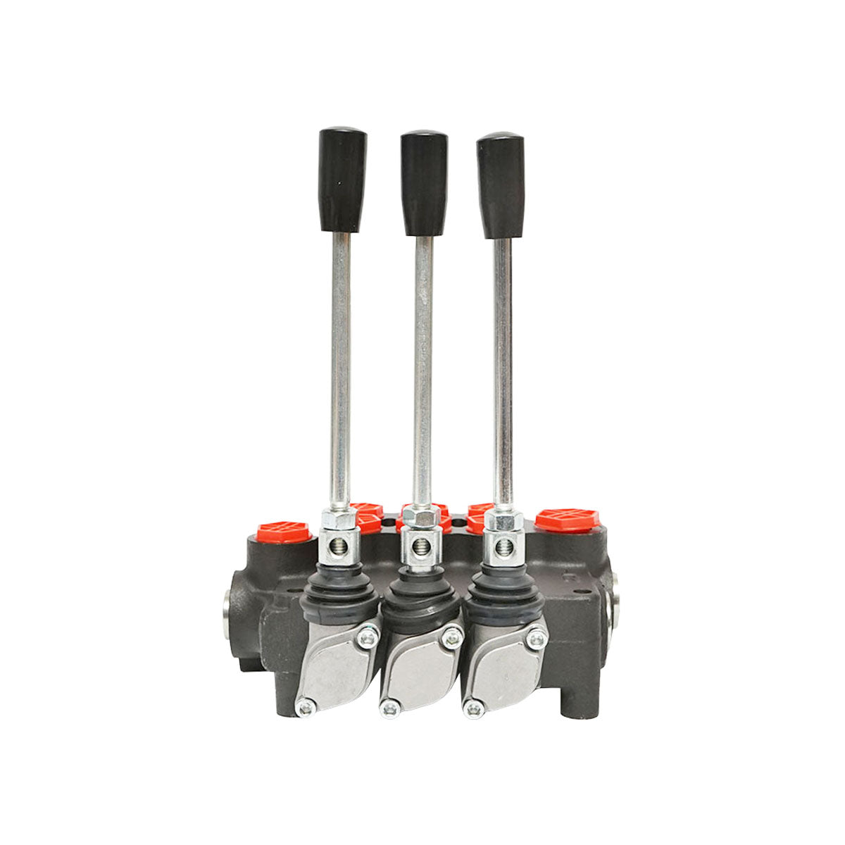 Hydraulic distributor with 3 levers, 2 float positions, 80L/min.