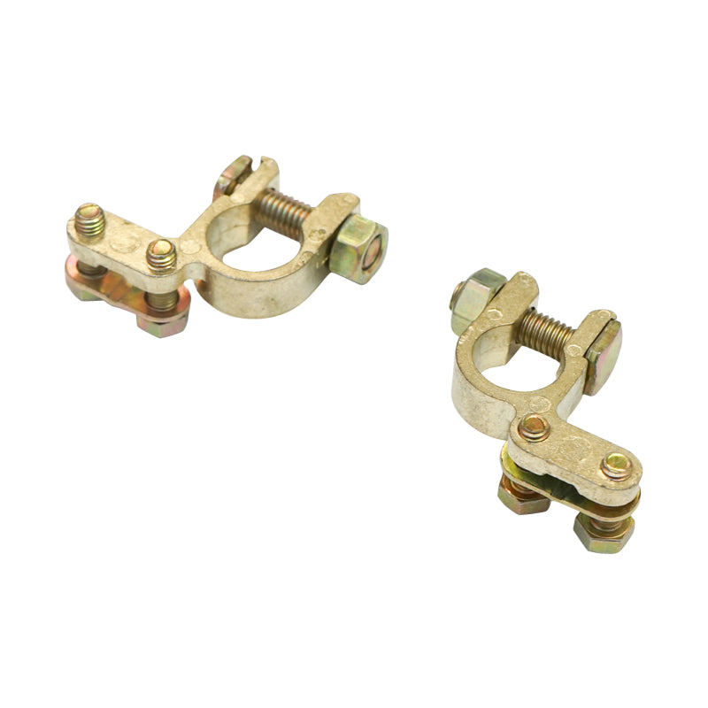 Set of copper battery terminals Cu+ Breckner Germany