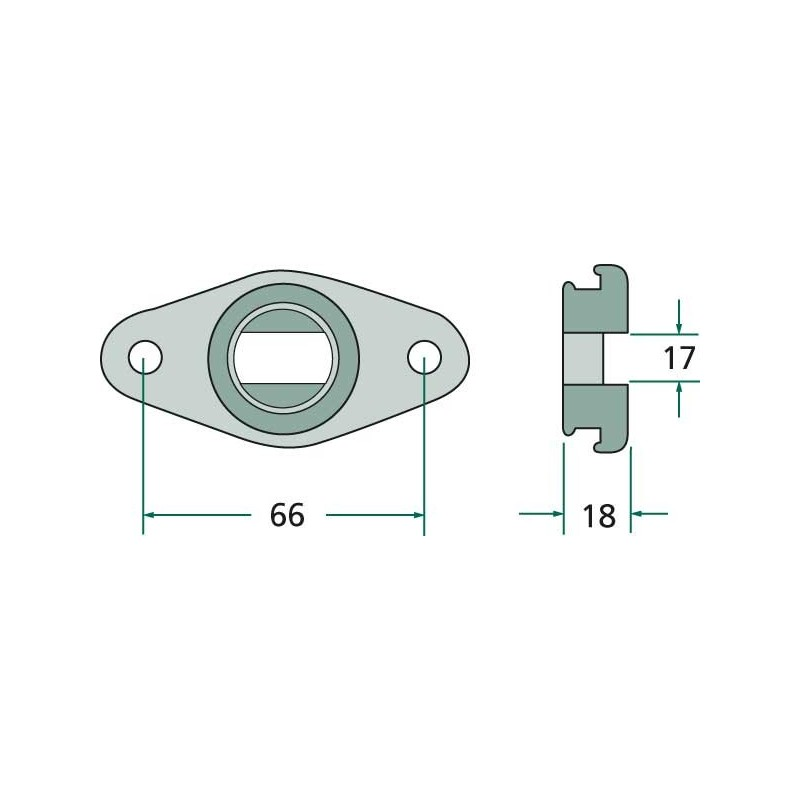 Retractable finger guide SPS cap for John Deere, Massey Ferguson OEM Z30752