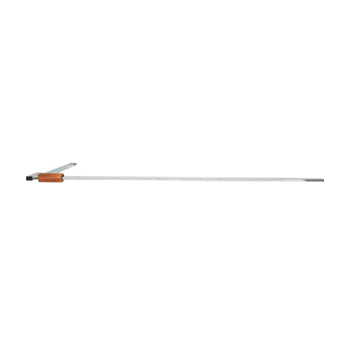 1200mm metal forest rake with wooden handle