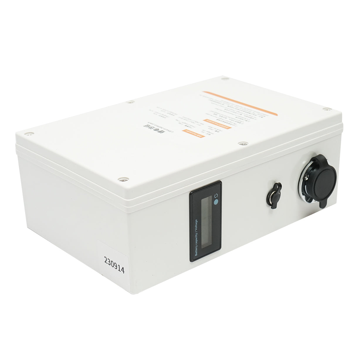 Solar panel cleaning system with 2 brushes, 24V/26Ah battery and arm up to 7.5 m