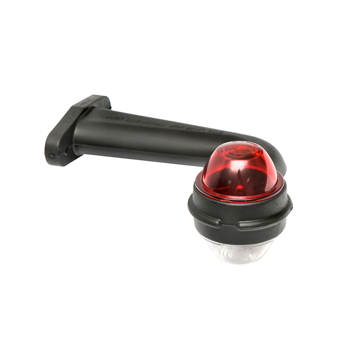 Side marker lights with LED 24V, red-white, flexible PVC /set