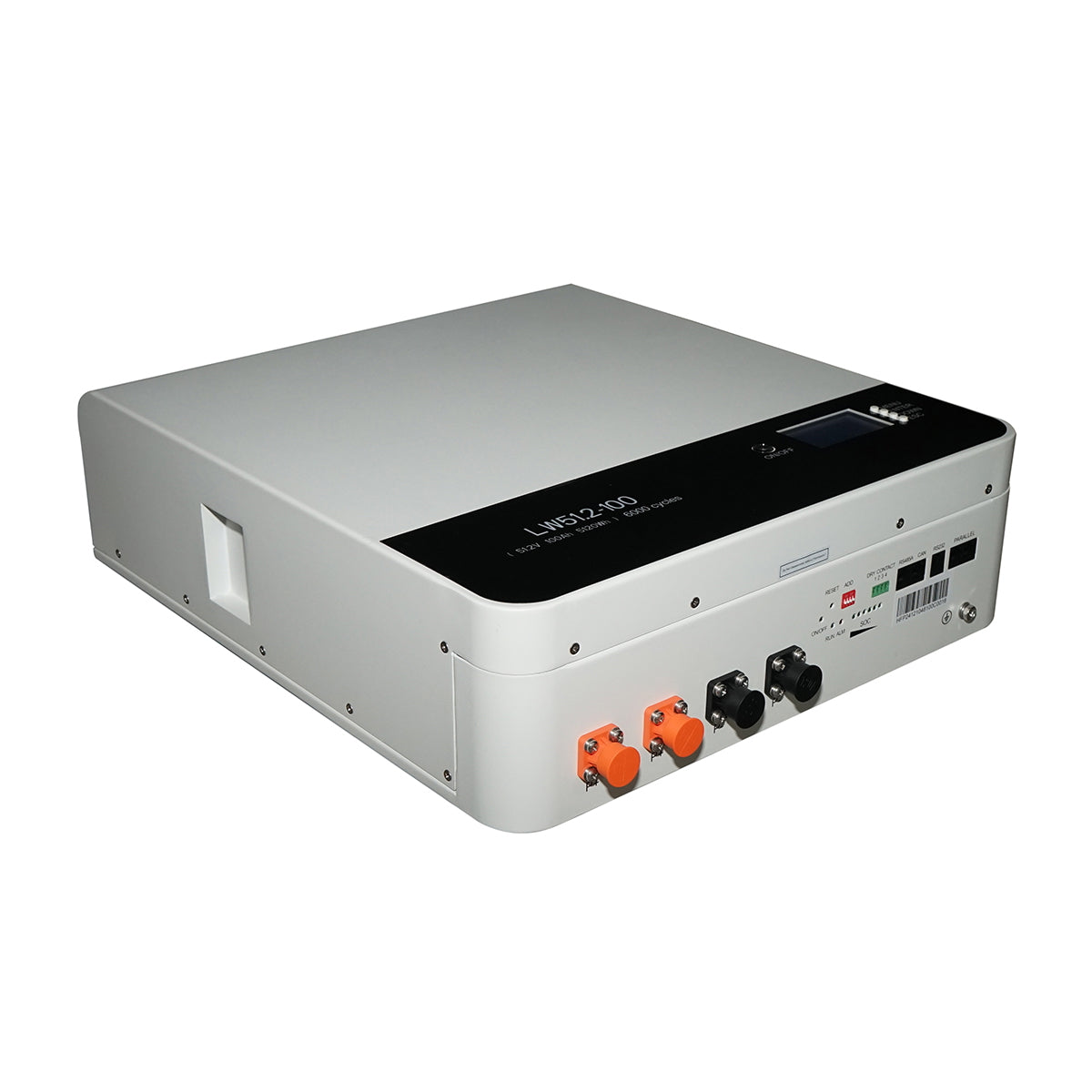 Li-ion LifePo4 Battery 5.12KWA, 51.2V, 100Ah with BMS, Bluetooth, LCD display, temperature protection, Leoch Battery parallel connection.