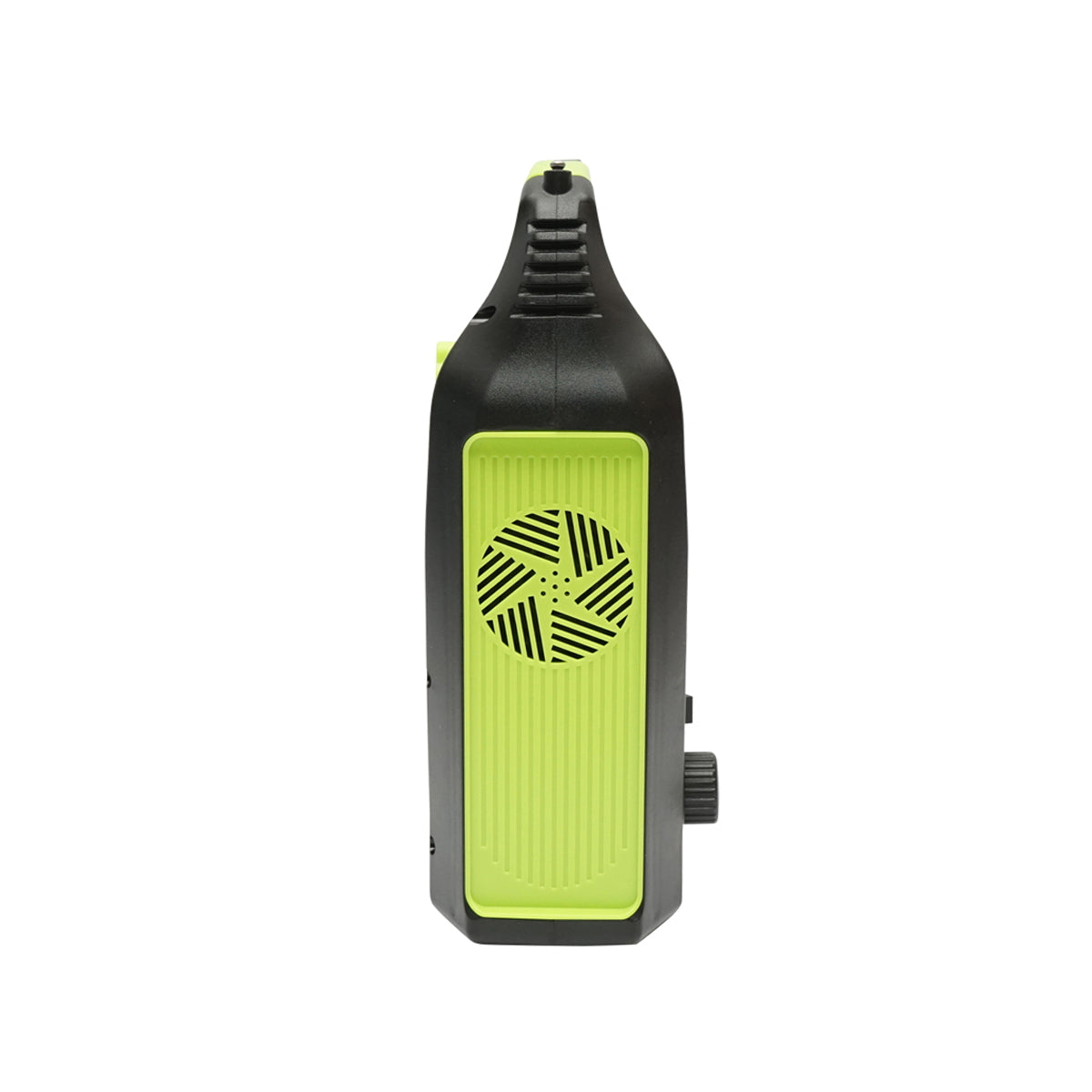 Portable LED lighting kit with 3 bulbs/projector, FM radio, solar panel, and 6V, 4.5Ah battery for fishing camping GD-8071