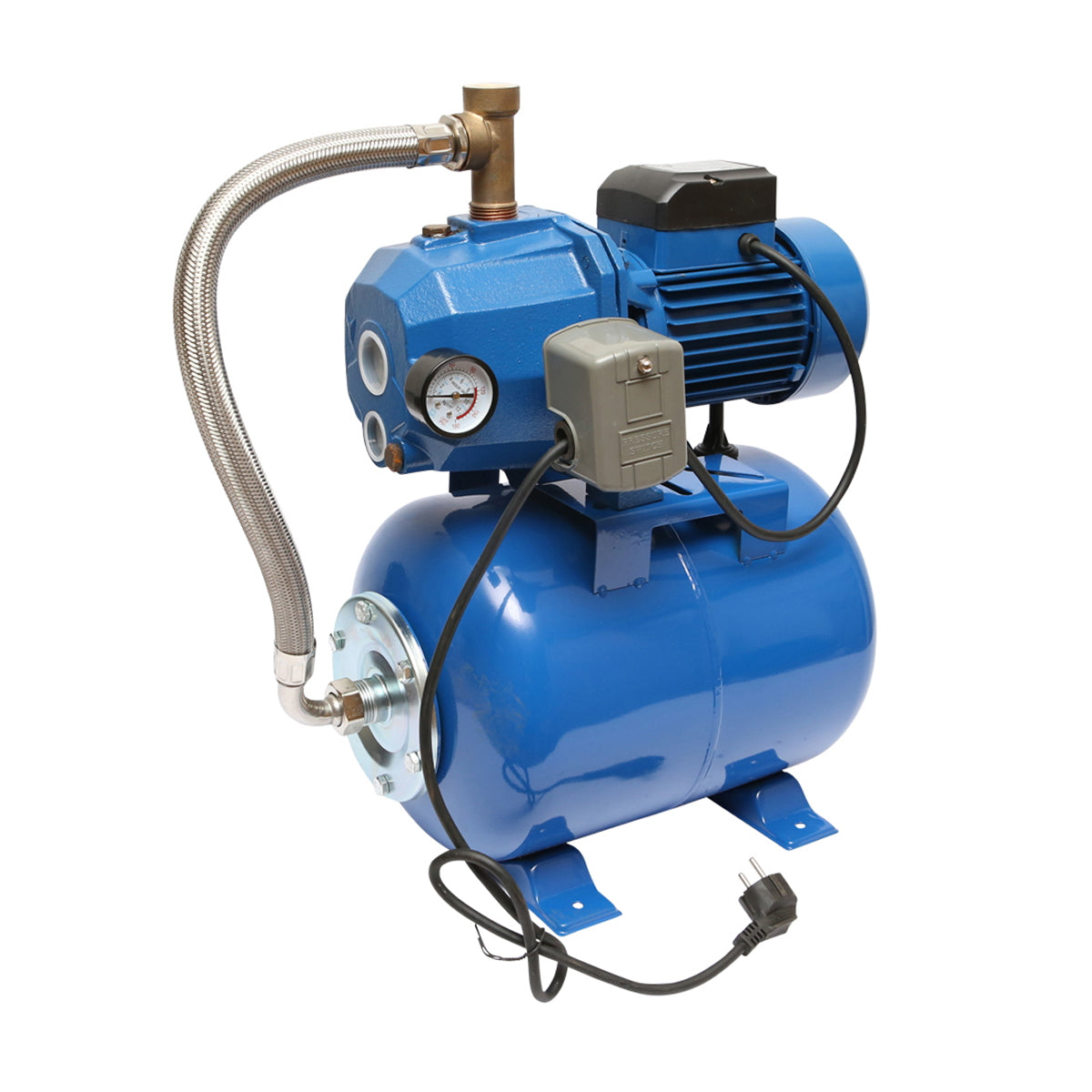 Water pressure pump 750W 220V, flow rate 46L/min, head 39m, tank 24L, speed 2860 r/min with ejector AUTODP255 Breckner Germany