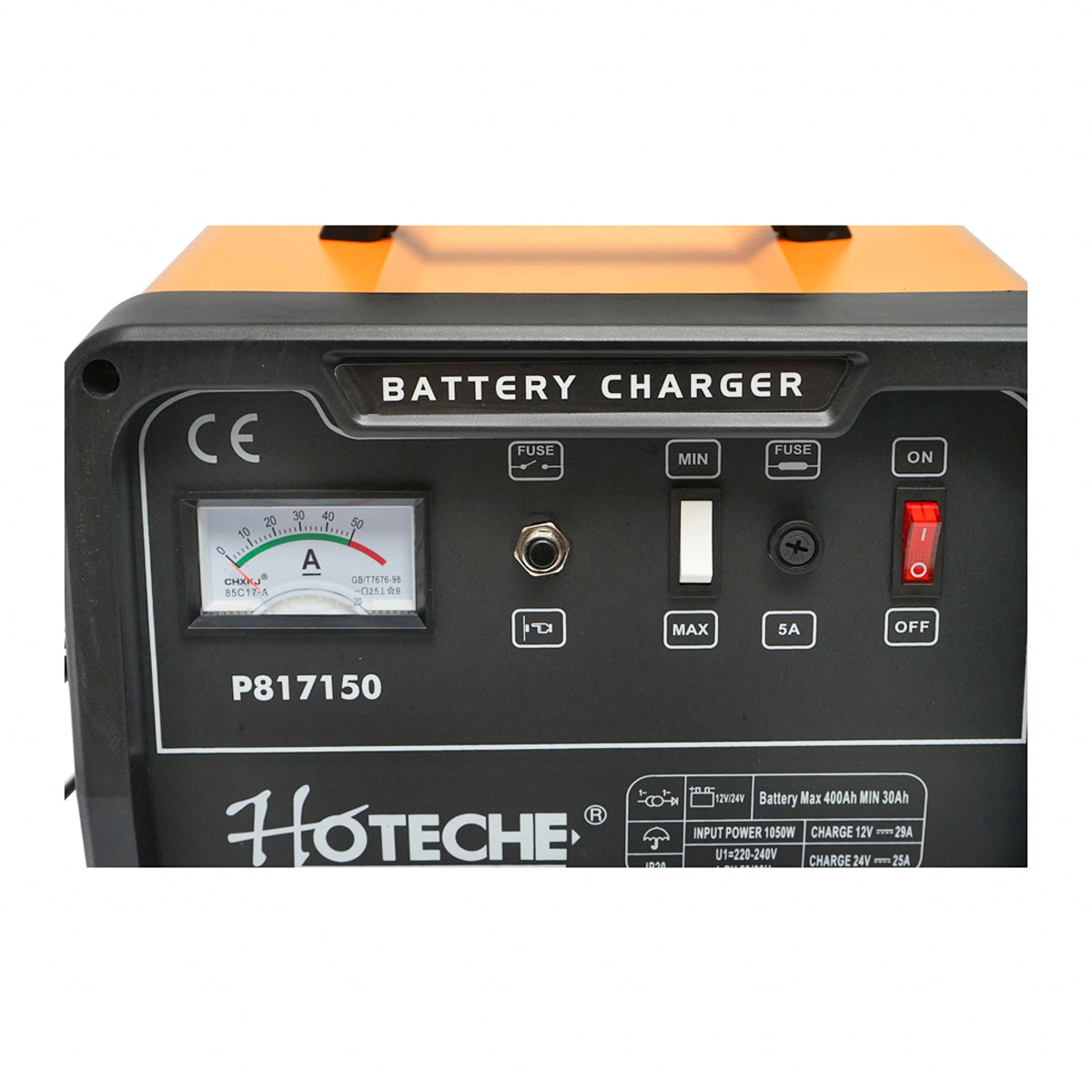 Battery charger/auto battery charger Max 400Ah Min 30Ah 12V/29A-24V/25A IP20