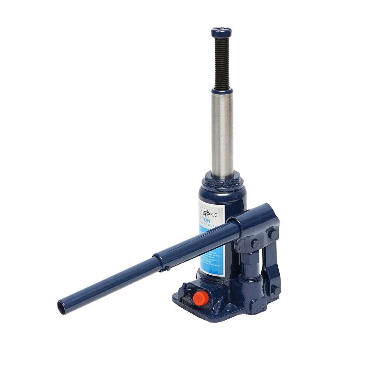 Hydraulic jack with 2-ton piston and valve 148mm