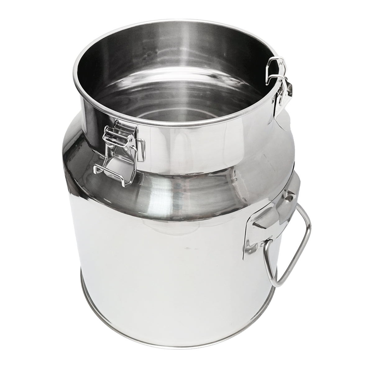 Portable milking machine with 1 unit and 14L stainless steel bucket for goats and sheep