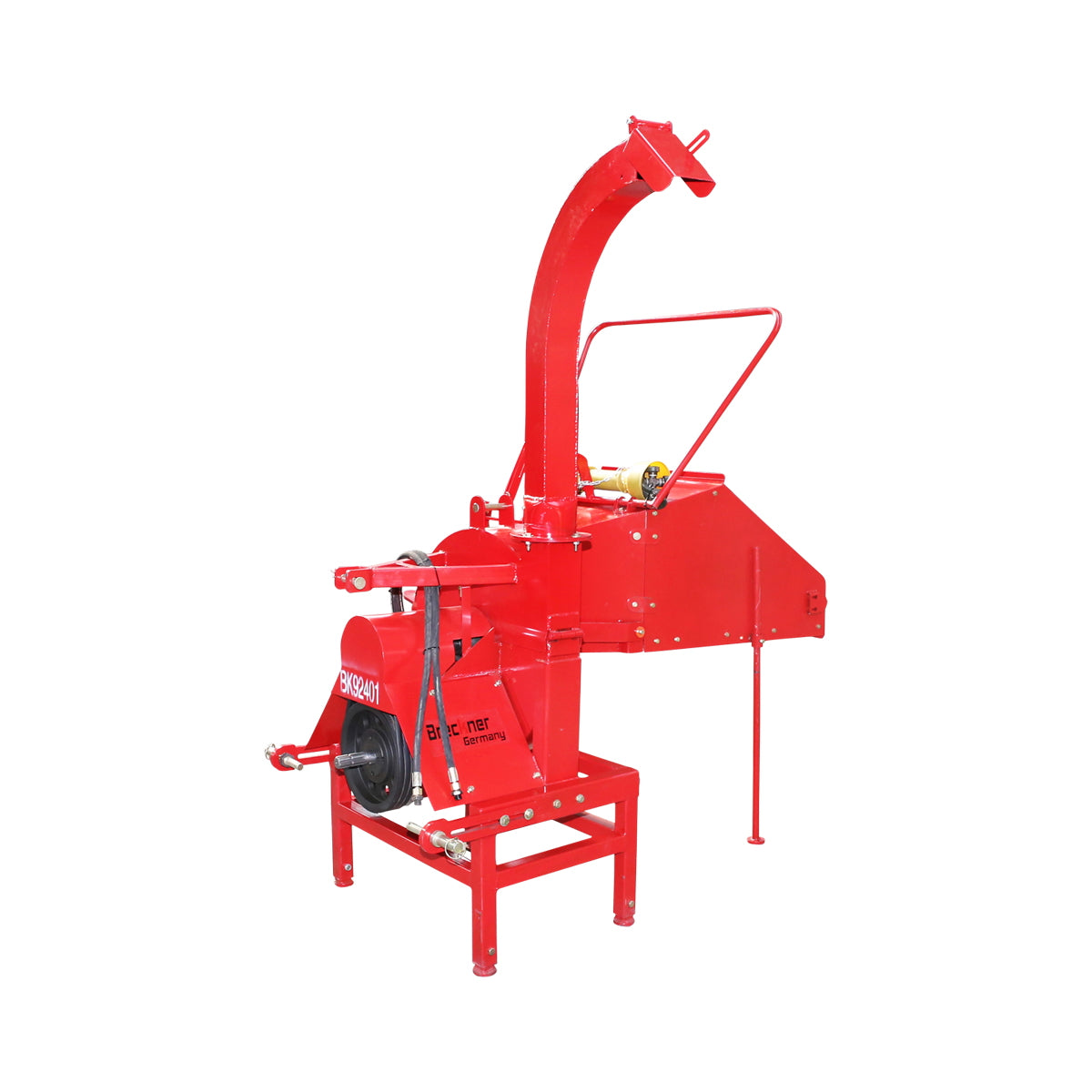 Branch shredder with PTO attachment 35-80HP, wood diameter 200mm with included cardan, Breckner Germany
