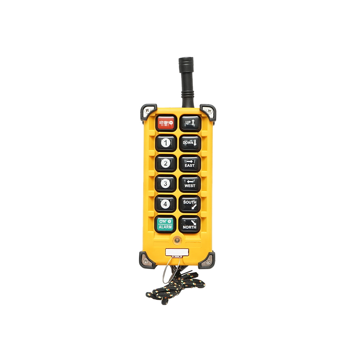 Wireless industrial remote control with 8 commands DC 12V/24V and water protection Breckner Germany