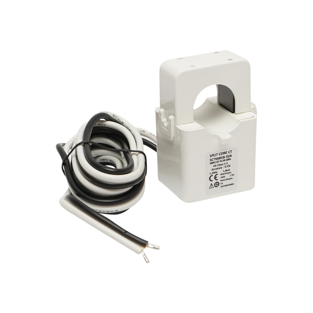 DFUN DFPM91 smart power relay, single-phase 220V, 63A with digital fuse, Split Core transformer 600V, 50-60Hz
