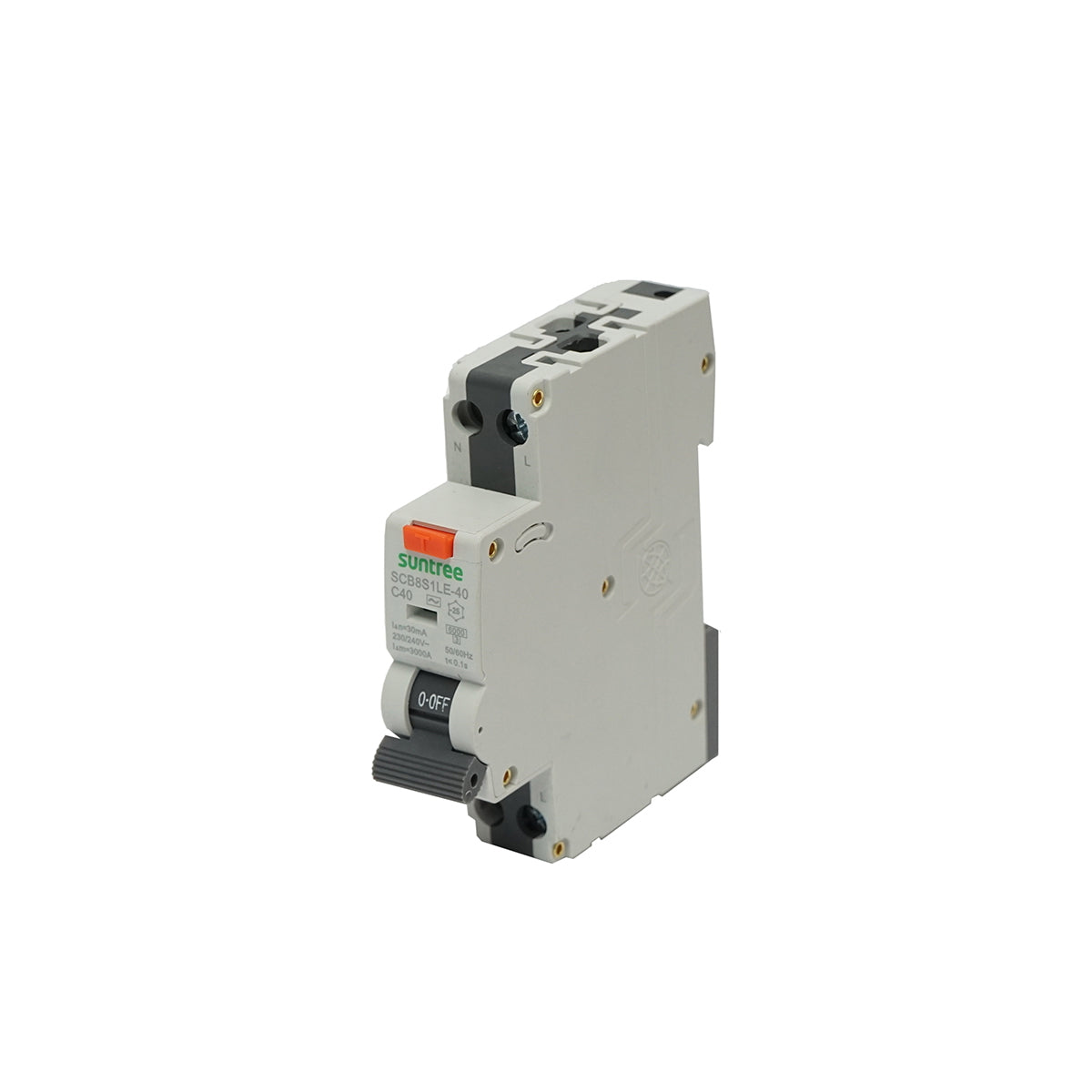 Automatic switch with differential protection RCBO 1P+N 40A 30mA, AC Suntree